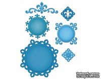 Набор лезвий от Spellbinders -Accents &amp; Motifs Fleur De Lis Doily Motifs S5-043 - ScrapUA.com
