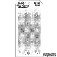 Маска Ranger - Tim Holtz - Layering Stencil - Dot Fade, 13х20 см - ScrapUA.com