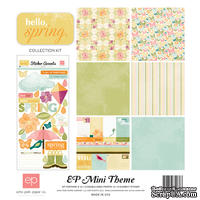 Набор бумаги от  Echo Park - Hello Spring Mini Theme, 30х30 см, - ScrapUA.com