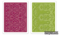 Набор папок для тиснения Sizzix - Textured Impressions Embossing Folders 2PK - Moroccan Daydreams Set, 2 шт.