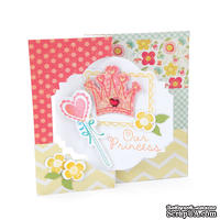 Лезвия и штампы Sizzix - Framelits Die Set w/Stamps - Princess, 8 шт.
