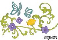 Лезвия Sizzix - Thinlits Die Set - Butterflies & Flower Vine, 6 шт.