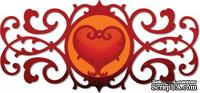 Лезвия Sizzix - Thinlits Die Set - Decorative Border & Heart, 2 шт.