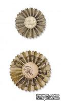 Лезвия Sizzix - Tim Holtz Sizzlits Decorative Strip Die - Paper Rosettes - ScrapUA.com