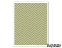 Папка для тиснения от Tim Holtz Alterations - Texture Fades Embossing Folder - Herringbone