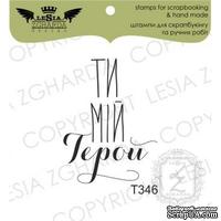 Акриловый штамп Lesia Zgharda T346 Ты мій герой, размер 2,2х3 см - ScrapUA.com