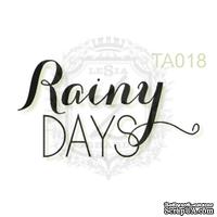 Акриловый штамп Lesia Zgharda TA018 Rainy DAYS, размер 2.6х1.4 см - ScrapUA.com