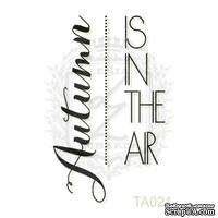 Акриловый штамп Lesia Zgharda TA021 Autumn IS IN THE AIR, размер 2.3х3.9 см - ScrapUA.com