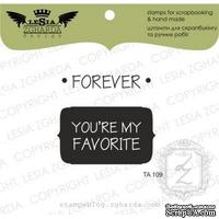 Набор акриловых штампов Lesia Zgharda TA109 Forever you&#039;re my favorite - ScrapUA.com