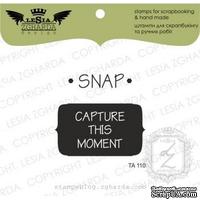 Набор акриловых штампов Lesia Zgharda TA110 Snap capture this moment - ScrapUA.com