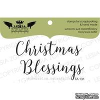 Акриловый штамп Lesia Zgharda TA131 Christmas Blessings, размер 9х5 см - ScrapUA.com