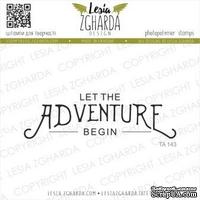 Акриловый штамп Lesia Zgharda Let the ADVENTURE - begin TA143 - ScrapUA.com
