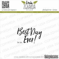 Акриловый штамп Lesia Zgharda Best Day Ever! ТА191 - ScrapUA.com