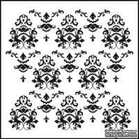 Маска The Crafter's Workshop - Mini Template Damask, 15х15 см