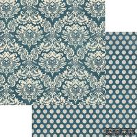 Лист двусторонней бумаги Teresa Collins Now And Then - Damask, 30х30 см - ScrapUA.com