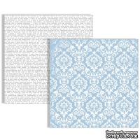 Лист двусторонней бумаги Teresa Collins - Stationery Noted - Damask Paper, размер 30х30 см - ScrapUA.com