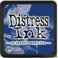 Штемпельная подушка Ranger - Distress Mini Ink Pad - Chipped Sapphire
