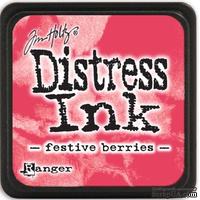 Штемпельная подушка Ranger - Distress Mini Ink Pad - Festive Berries