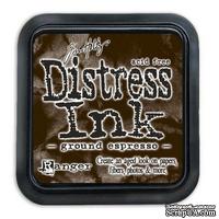 Штемпельная подушка Ranger Distress Ink Pad - August - Ground Espresso