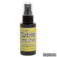 Краска-спрей Ranger - Tim Holtz - Distress Spray Stains - Crushed Olive - ScrapUA.com