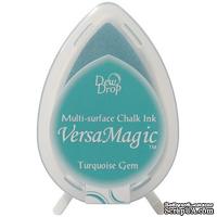 Чернила для штампинга Tsukineko - VersaMagic Dew Drops Turquoise Gem - ScrapUA.com