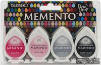 Набор чернил для штампинга Tsukineko - Memento Dew Drops - Girls Night Out, 4 шт. - ScrapUA.com