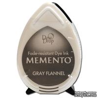 Чернила для штампинга Tsukineko - Memento Dew Drop Gray Flannel - ScrapUA.com