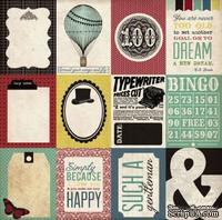 Лист скрапбумаги от Echo Park - JOURNALING CARDS - Times & Seasons 2