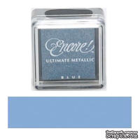 Чернила Tsukineko Encore Ultimate Metallic Small Ink Pad - Blue - ScrapUA.com