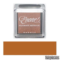 Чернила Tsukineko Encore Ultimate Metallic Small Ink Pad - Bronze - ScrapUA.com