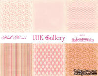 Набор двусторонней скрапбумаги UHK Gallery - Strawberry fields, 30,5х30,5 см, 6 листов