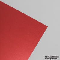 Картон Metallic Board красный, 250гр/м2, 30х30см, red - ScrapUA.com
