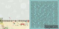 Лист скрапбумаги Webster's Pages - Boardwalk - Yacht Club Collection - размер 30х30 см, двусторонний