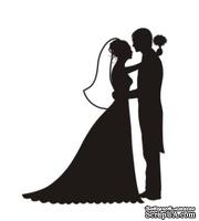 Акриловый штамп Wedding Stamp VE006d Жених и невеста, размер 2,3*2,7 см - ScrapUA.com