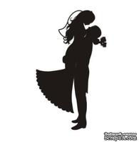 Акриловый штамп Wedding Stamp VE007c Жених и невеста, размер 1,8*3 см - ScrapUA.com