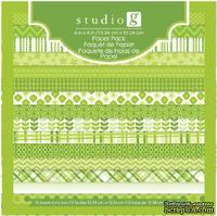 Набор скрапбумаги Studio G - Green, цвет зеленый, 15х15 см, 15 листов