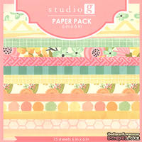Набор бумаги от Studio G, 15х15 см, 15 шт