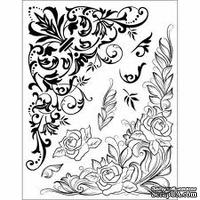 Набор акриловых штампов от Viva-decor 14x18см &quot;Угловой орнамент&quot; - ScrapUA.com