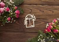 Чипборд от WOODchic - Рождественское окно, 7.6х8 см - ScrapUA.com