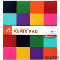 Набор кардстока Hampton Art - Bright cardstock, 15х15 см, 32 листа