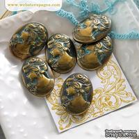 Металлическое украшение Bronze Woman, 1 штука - ScrapUA.com