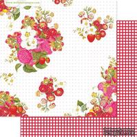 Лист скрапбумаги Webster's Pages - Picking Berries, двусторонняя, 30х30 см