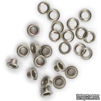 Люверси і кільця  від WeRM - We R Eyelets &amp; Washers Standard -3/16,  44218-1, нікель, 35 шт. - ScrapUA.com