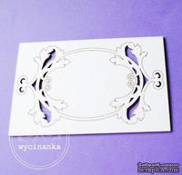 Чипборд от  Wycinanka  - Круглая рамка , 6 x 9 см - ScrapUA.com