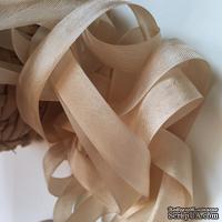 Стрічка Seam Binding Croquette Beige, ширина 14мм, довжина 90см