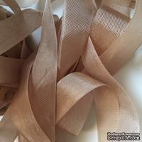 Стрічка Seam Binding Leather Tan, ширина 14мм, довжина 90см
