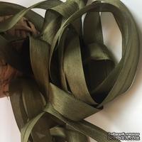 Лента Seam Binding Serbin Brown, ширина 14мм, длина 90см