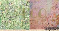 Лист двусторонней бумаги для скрапбукинга от EcoPaper - "Цветущий луг" из коллекции "Среди лугов".