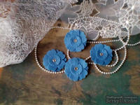 Набор цветов из фетра ручной работы-Avalanche - Blue - ScrapUA.com