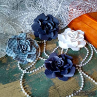 Набор бумажых цветов ручной работы-Avalanche - Blue Moon